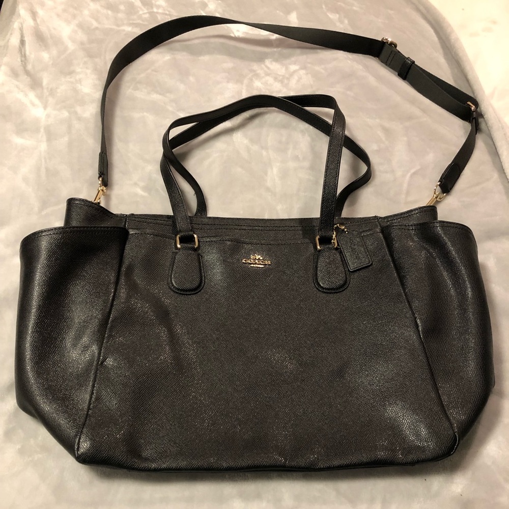 Coach Leather Diaper bag or laptop bag